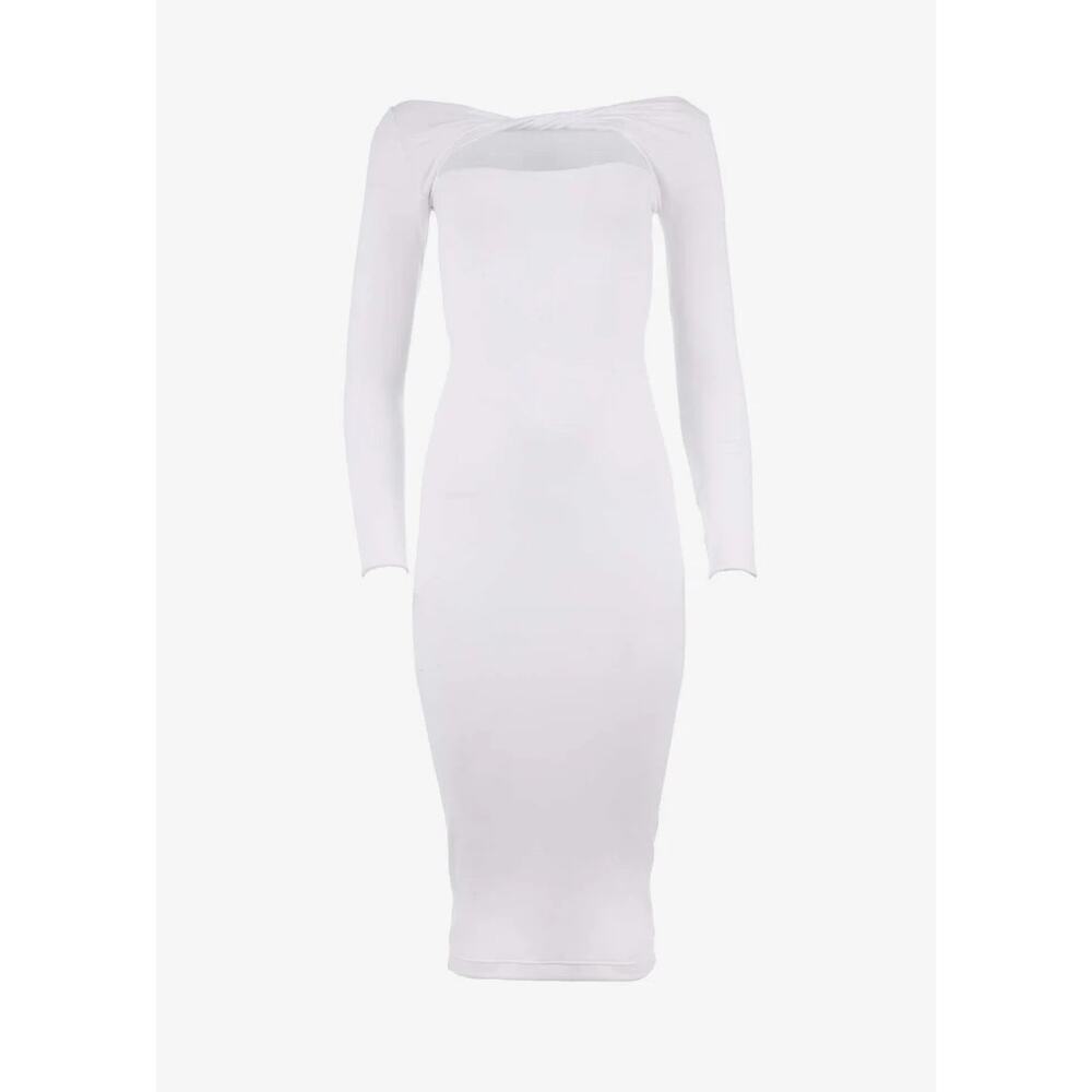 Ser.o.ya Irene Bodycon Midi Dress White NWT Medium $230 - Picture 2 of 6